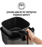 Arzum Airtasty XL 6 Lt Airfryer Yağsız Fritöz Bakır